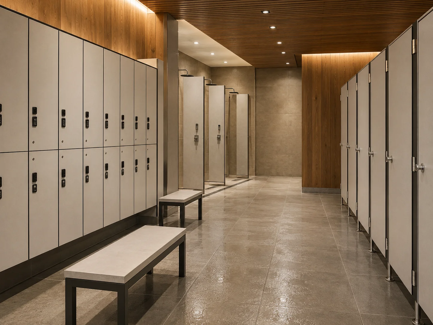 Премиальная раздевалка wellness-центра